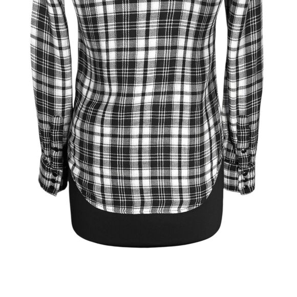 Polo Ralph Lauren Womens Button Up Shirt Plaid Flannel Western Snap Button Top 2 - Picture 6 of 9